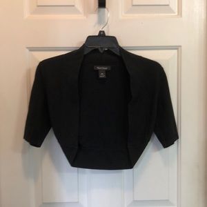 White House Black Market Black shrug
